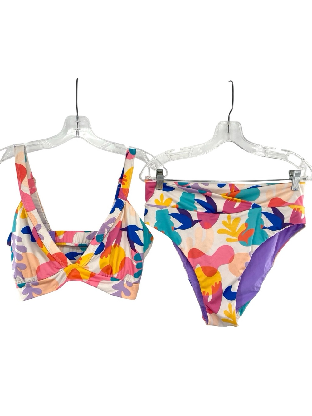 Kitty and Vibe Colorful Bikini Swimsuit XL
